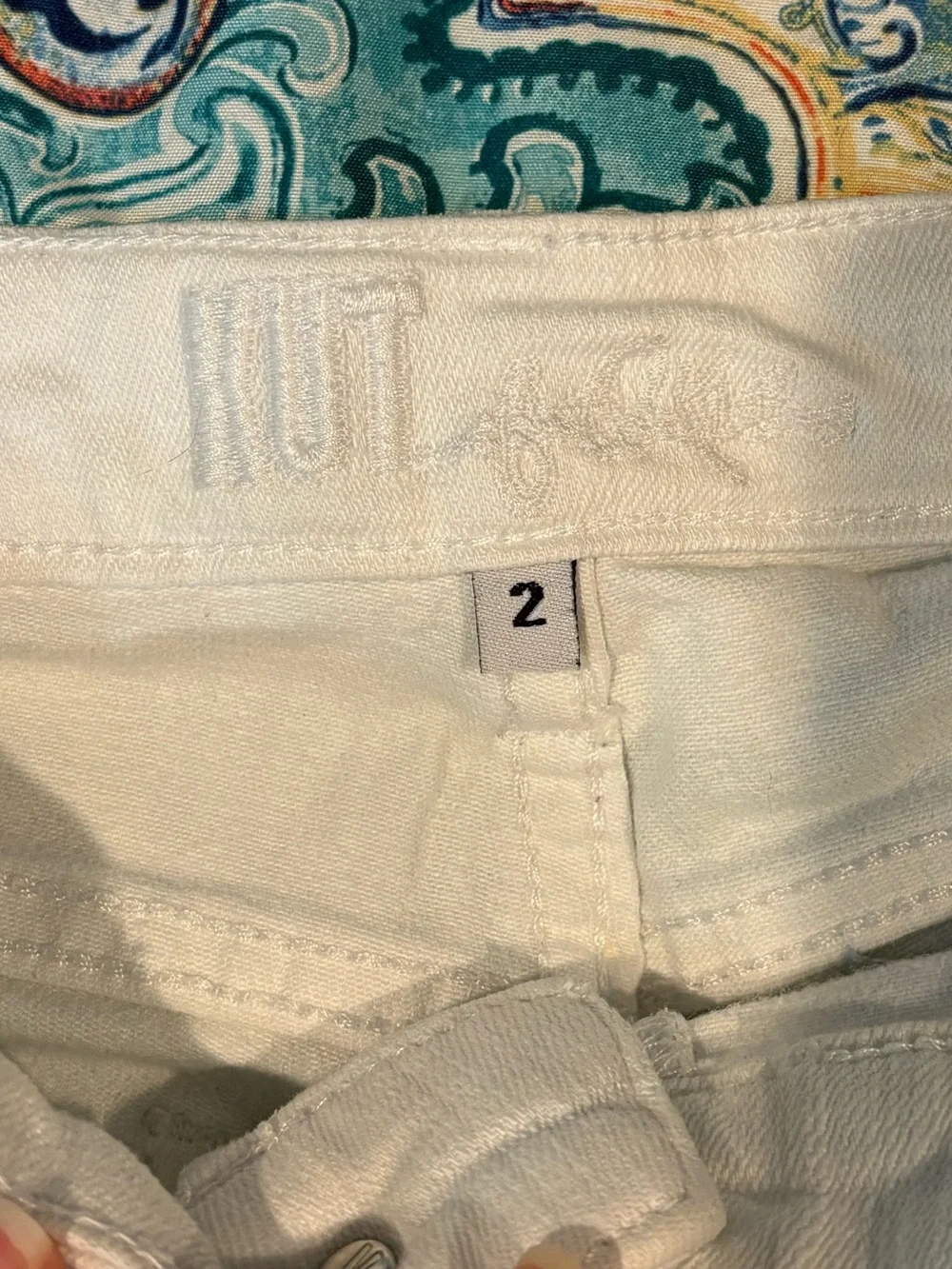 Women’s White Denim Shorts
